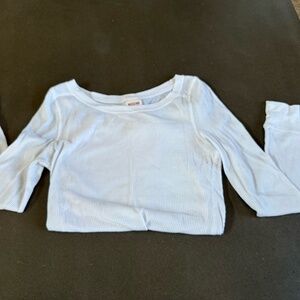 Mossimo basic white ribbed basic